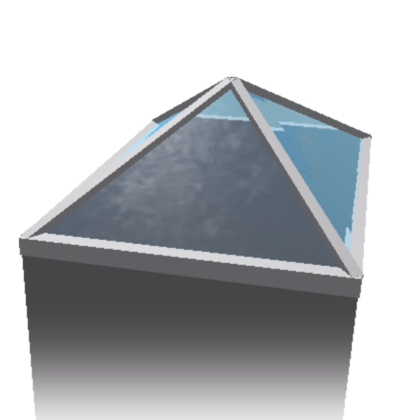 Pyramid Glass Roof Welcome To Bloxburg Wikia Fandom - mroof roblox