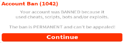 Ban, Welcome to Bloxburg Wiki