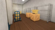 The auditorium storage.