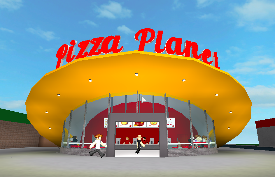 Who else remembers the old pizza planet? 🍕🌕 #roblox #bloxburg #pizza