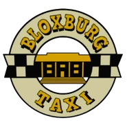 Bloxburg Taxi logo.