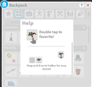 Help menu that can be accessed by pressing the ? icon (Removed)