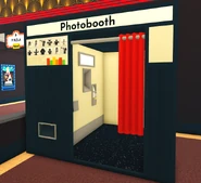 A Photobooth inside the theater.
