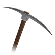 The pickaxe icon.