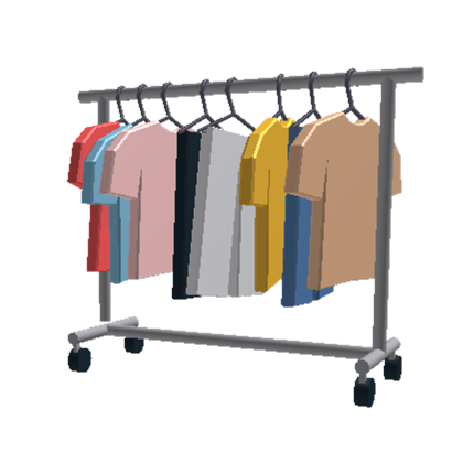 Messy Clothing Rack Welcome To Bloxburg Wikia Fandom - how to change your outfit name on roblox bloxburg