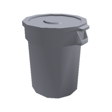 3d large trash container