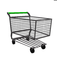 A shopping cart.