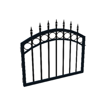 Fence Gates Welcome To Bloxburg Wikia Fandom - green metal fence gate no door roblox