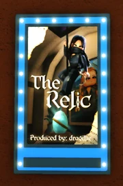 The poster for the film, inside the theater.