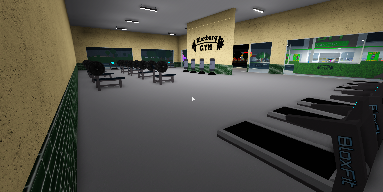 Bloxburg Gym Welcome To Bloxburg Wikia Fandom - roblox welcome to bloxburg decorating for halloween part 2