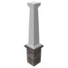 RaisedTaperedPillar