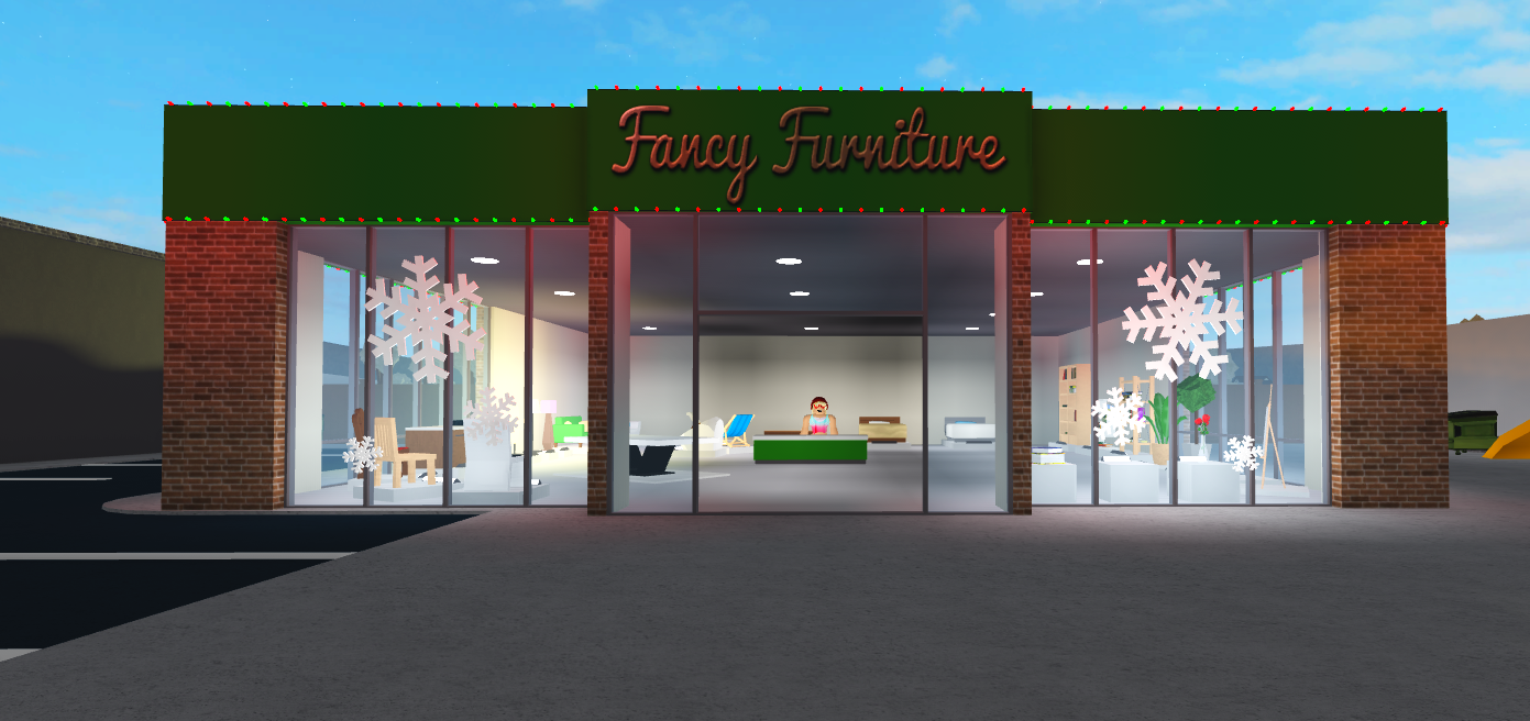 Building a LUXURY CLOTHING STORE in BLOXBURG