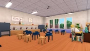 Room 103, the Art classroom.