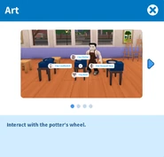 Information on how to participate in the Art class (1/3)