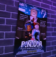 A movie poster that has been put at the front of Beat Nightclub, as well as around the town center.