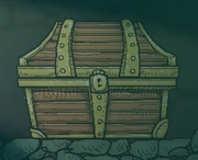 Regular Treasure chest as found in-game.
