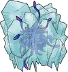 A Shifter encased in an Ice crystal