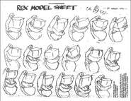 We're Back Official Model Sheet Rex 3