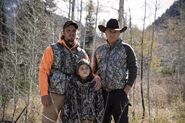 Yellowstone - Stills - Characters - Kayce Dutton - Tate Dutton - John Dutton