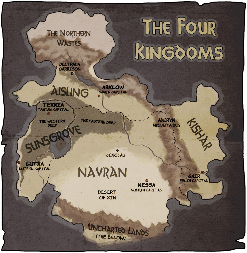 The Four Kingdoms | Beyond the Western Deep Wiki | Fandom