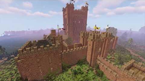 Building Kenilworth Castle on Minecraft