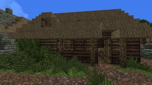 Good facade of a simple farmers house