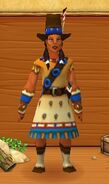 Shawnee Longfeather's character model.