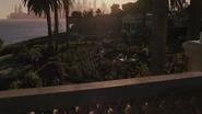 Front Garden of the Delos Mansion