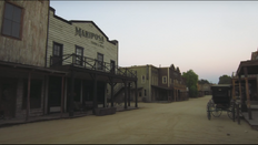 Sweetwater set horse buggy and tobacco store by saloon