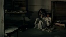 Maeve aims her  at the 