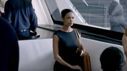 Maeve in an open seating area, during her escape attempt ("The Bicameral Mind")