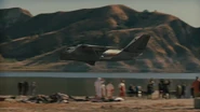 Seaplane at the Westworld extraction site