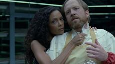 Sylvester is threatened by Maeve