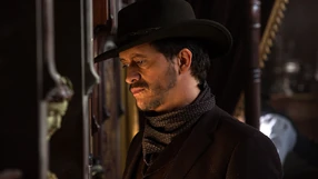 El Lazo aboard the steam train