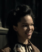 Woman on Train.jpg (231 KB) Feale guest admiring Sweetwater as she disembarks from the train ("The Original")