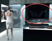 The older logo at the guest Preparation area above the Monorail Terminal