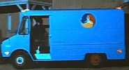 Close-up of van