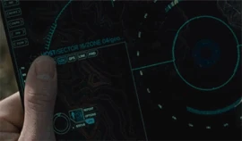 Долина на спутниковой карте