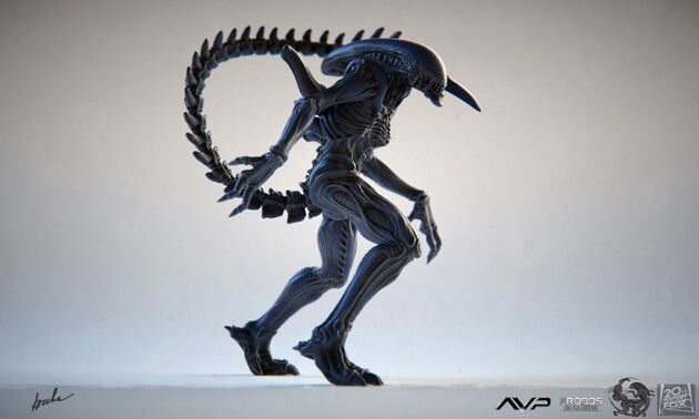 Games - Alien versus Predator 2 3, GAMES_7719. 3D stl model for CNC