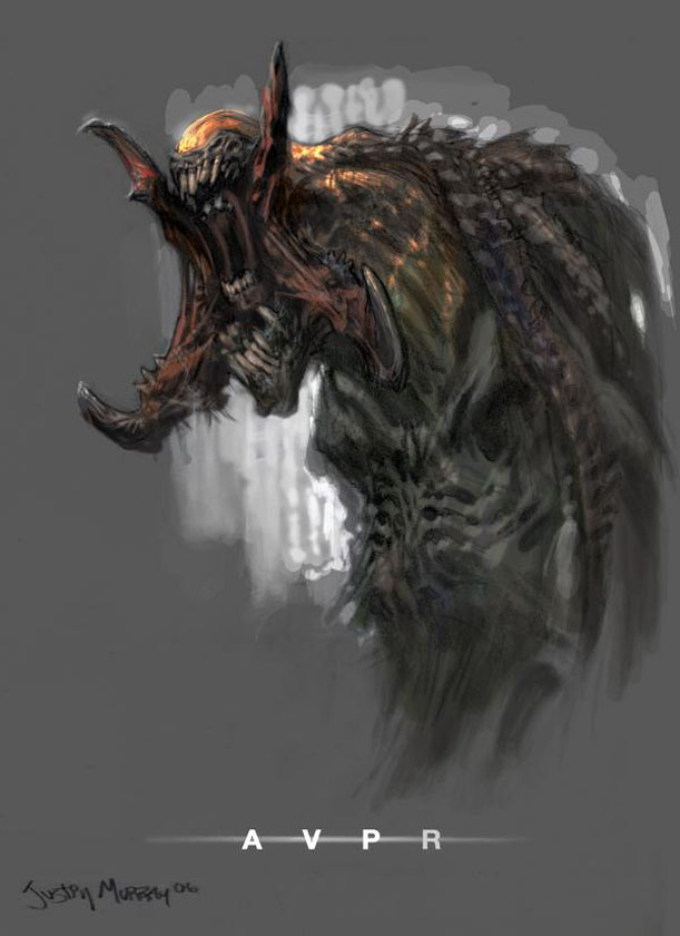 Alien vs Predator 3 game concept art