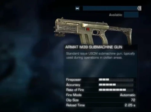 M39 Submachine Gun