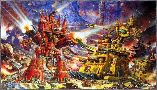 Imperator Titan vs Ork Mega-Gargant
