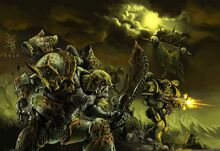 Death Guards Furious Charge by nehrist