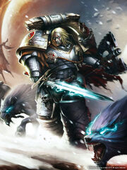 Leman Russ z wilkami