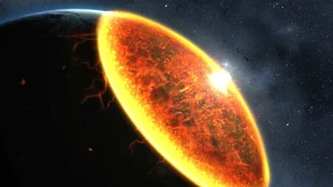 Planeta Tajfun Primaris trawiona przez eksplozję ogromnej torpedy cyklonicznej