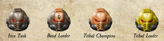 The Mastodons Helmet Ranks