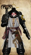 Sun Warriors Sugo (Librarian-chaplain).png (960 KB) Sun Warriors Sugo, the chapter's librarian-chaplains, armed with a force staff and a bolt pistol.