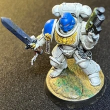 A member of the specialist Pax Custodes Company of the Karaashi Arbiters