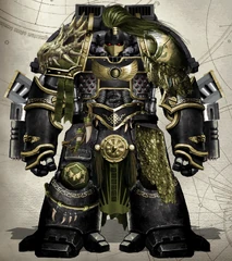 Phantom Prophets Dreadturion.png (2.8 MB) Furojo Wokaj, Destruction Incarnate, Wrath Of The 8 Kings, Scales Reckoning, Veteran (Kenshi) of the Phantom Prophets, 8th Clan ("Generals of the Ember"), Unknown Saikyou Keshan (Veteran Squad). Note: being outfitted in a Dreadturion mechsuit designated as "Carnage" that was designed by Thanatos III with the aid of Agito V to produce a pattern like this in the M42.