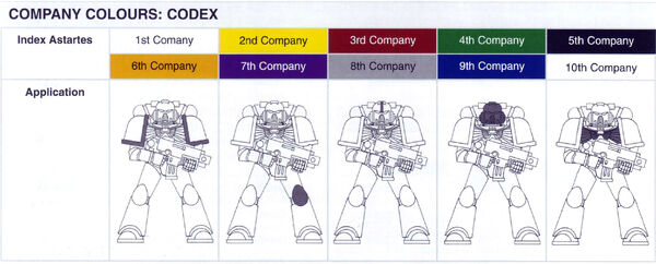 Company Colours Codex